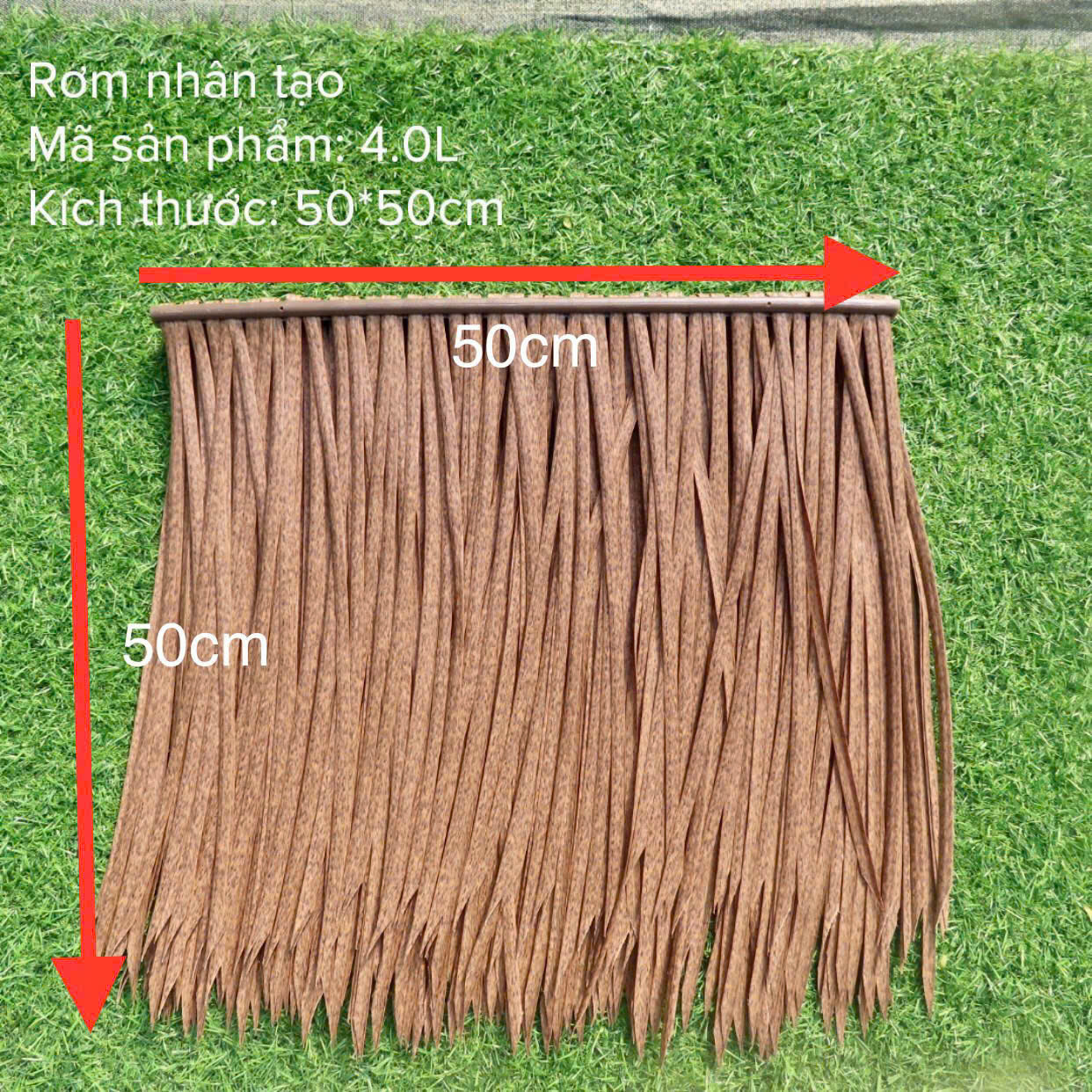 Rơm Nhân Tạo New 2025, KT 50*(50-55)cm)